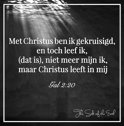 mede gekruisigd Christus leeft in mij