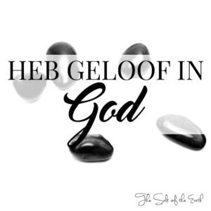 geloof in God