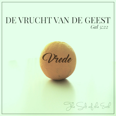 vrucht vrede