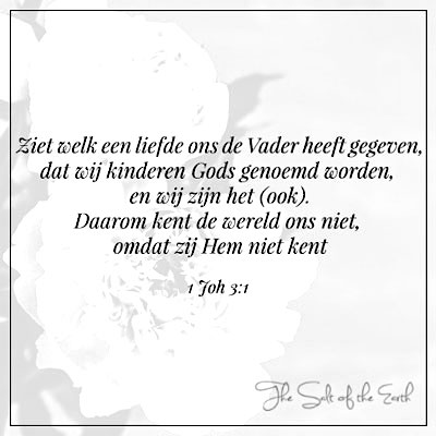 bijbeltekst 1 johannes 3-1 welke liefde ons de vader heeft gegeven kinderen gods