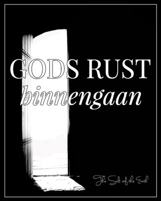 Gods rust binnengaan