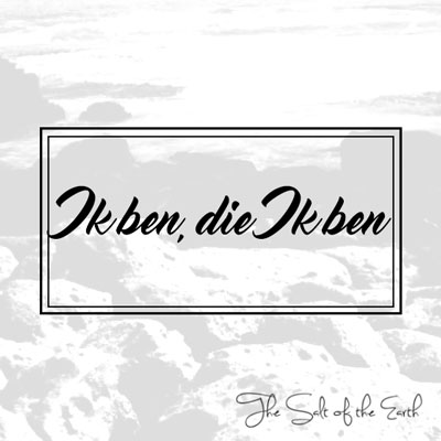 Ik ben die Ik ben, de Namen van God als Verlosser