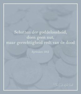 Schatten der goddeloosheid doen geen nut,