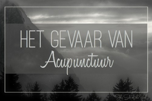 het gevaar van Acupunctuur