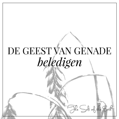 Geest van genade beledigen