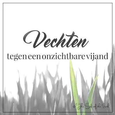 Artikel titel text vechten tegen een onzichtbare vijand