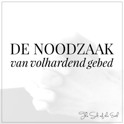 Noodzaak van volhardend gebed