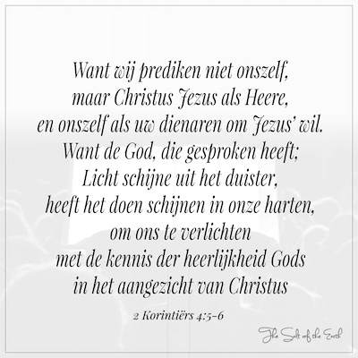 Prediken niet onszelf maar Christus Jezus