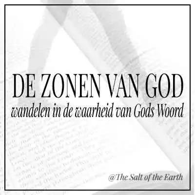 artikel titel text de zonen van God wandelen in de waarheid van Gods woord