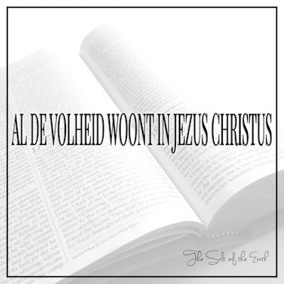 Al de volheid woont in Jezus Christus