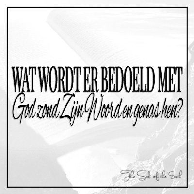 Wat wordt er bedoeld met God zond Zijn Woord en genas hen