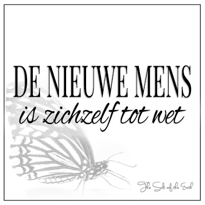 Nieuwe mens is zichzelf tot wet