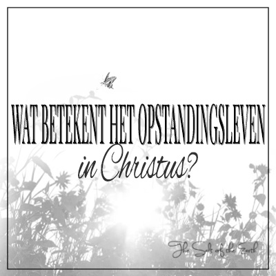 Wat betekent het opstandingsleven in Christus?