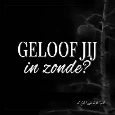 Artikel titel geloof jij in zonde